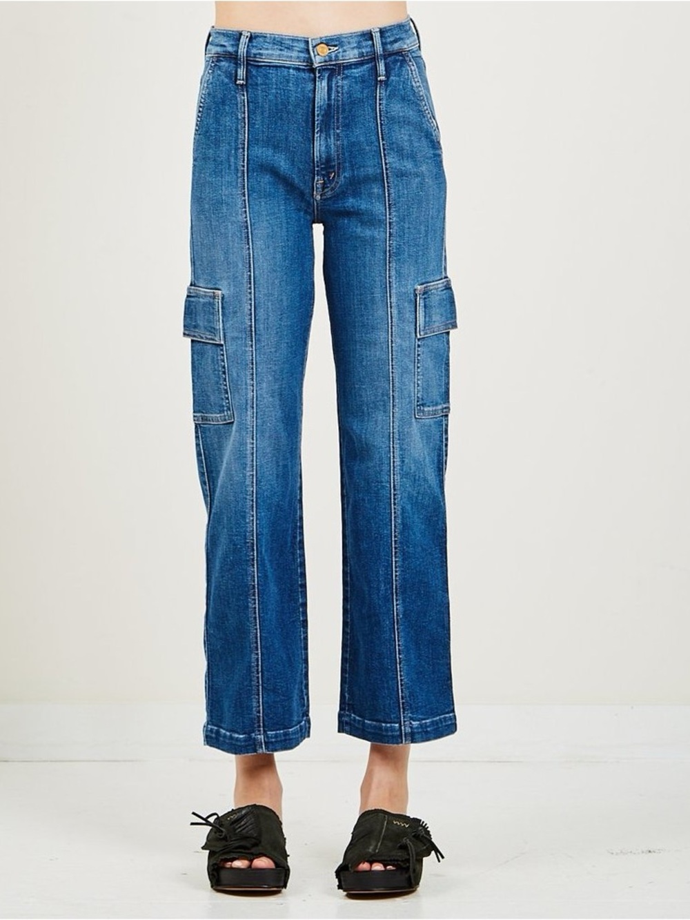 $298 MOTHER THE RAMBLER CARGO ANKLE